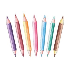 Watercolor Pencils Clipart